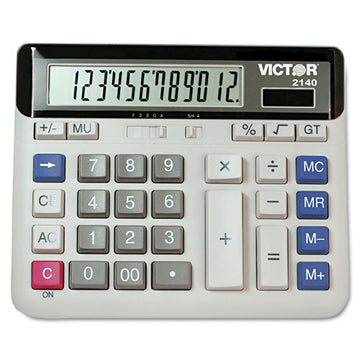 Victor® 2140 Desktop Business Calculator, 12-digit Lcd freeshipping - TVN Wholesale